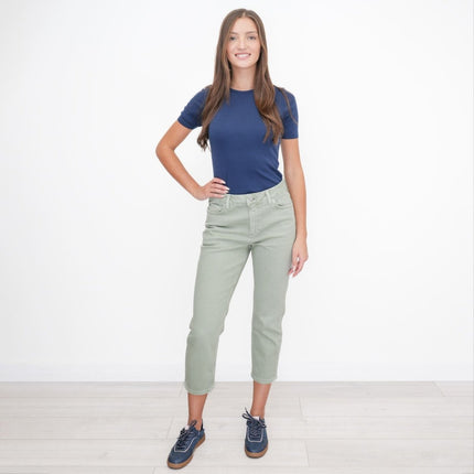 M&S Crop Slim Leg Jeans Green - Quality Brands Outlet