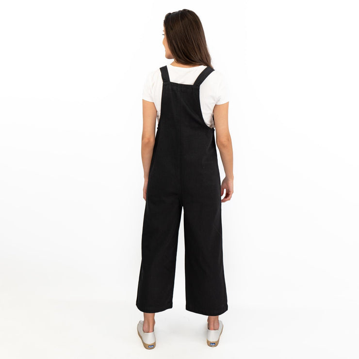 Next Wide Leg Easy Wear Twill Dungarees Relaxed Fit Comfortable Wear