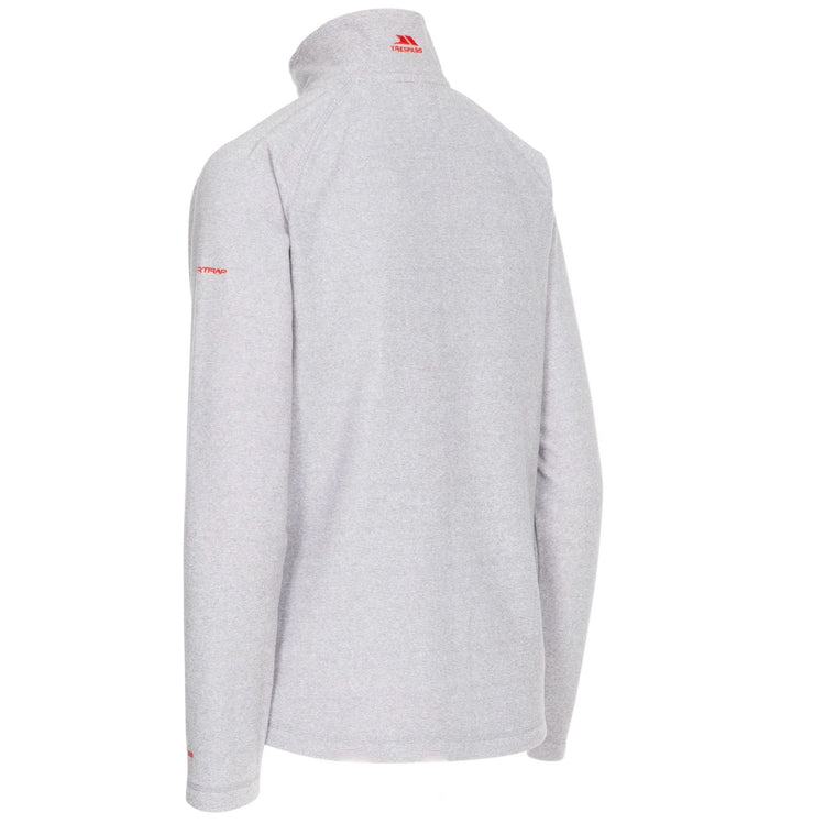 Trespass Half Zip Microfleece Fleece Jackets Light Blue - Quality Brands Outlet