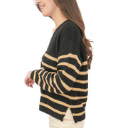 Nobody's Child Striped Ribbed Boxy Cardigan - Quality Brands Outlet