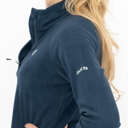 Dare 2B Womens Fleece Jacket Lightweight Freeform Half Zip Blue-Quality Brands Outlet-
