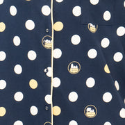 M&S Navy Button Through Snoopy Nightdress