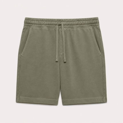 M&S Pure Cotton Jersey Shorts Elasticated Waist Green - Quality Brands Outlet