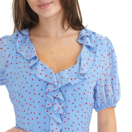 Nobody's Child Blue Short Dress - Quality Brands Outlet