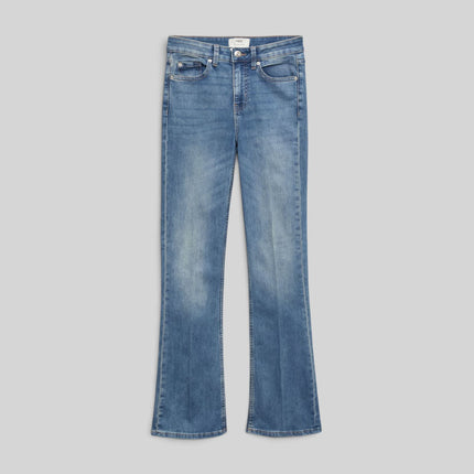 M&S Eva Light Indigo Mid Rise Bootcut Stretch Jeans