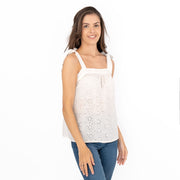 Dorothy Perkins Embroidered Square Neck Tank Tops