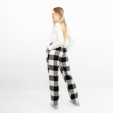Old Navy Plaid Tartan PJ Black Buffalo Style Pyjama Trousers-Quality Brands Outlet-