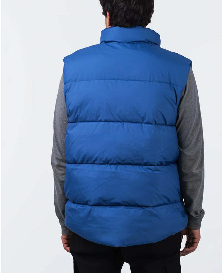 Springfield Gilet Insulated Padded Vest Blue Full Zip
