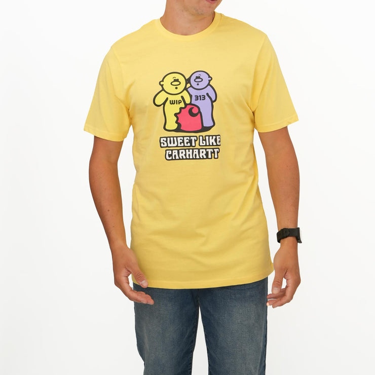 Carhartt WIP Mens Gummy Bear Yellow T-shirt