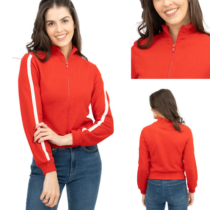 New Look Red Long Sleeve Full Zip Track Top - Quality Brands Outlet