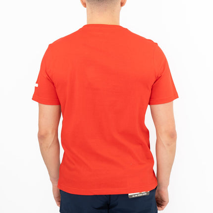 Original Penguin T-shirt Short Sleeve Embroidered Red-Quality Brands Outlet-