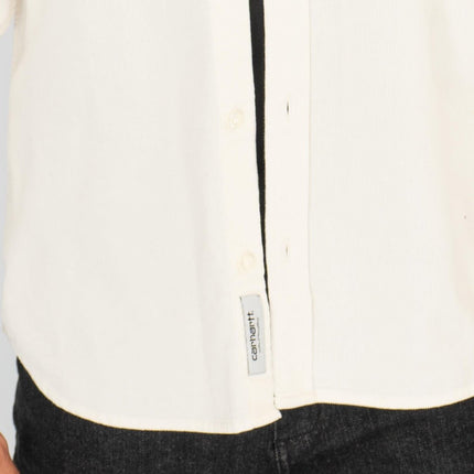 Premium Brand Shirt Ivory Fine Cord Long Sleeve-Quality Brands Outlet-