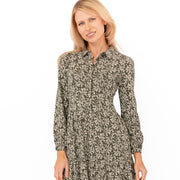 Seasalt Felicity Green Cotton Jersey Midi Dress