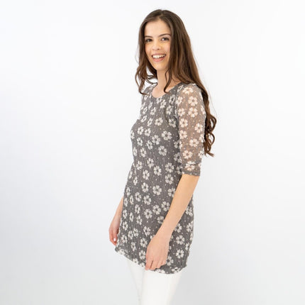 Phase Eight Lace Tunic Longline Tops - Quality Brands Outlet