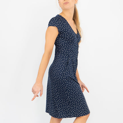 Boden Alberta Jersey Polka Dot Dress-Quality Brands Outlet-