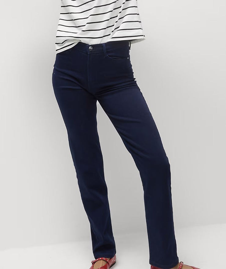 M&S Per Una Roma High Waisted Straight Leg Jeans Indigo