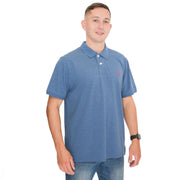 Crew Clothing Polo Shirt Classic Pique Cotton Petrol Blue - Quality Brands Outlet