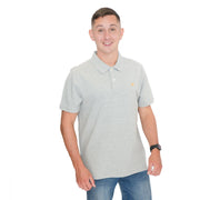 Crew Clothing Polo Shirt Classic Pique Cotton Grey - Quality Brands Outlet