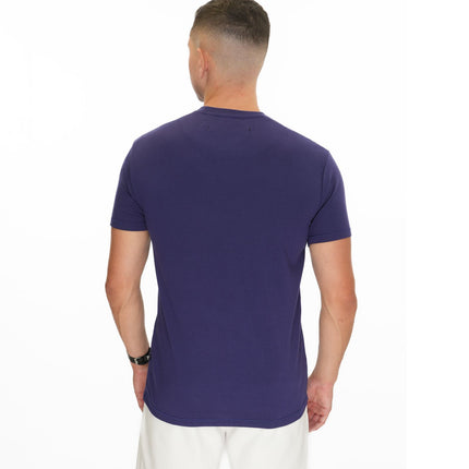 Ted Baker Navy Supersoft T-Shirt Short Sleeve Tops-Quality Brands Outlet-