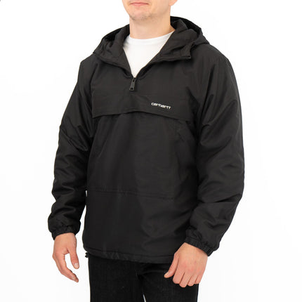 Mens Windbreaker Spring/Summer Jackets Black Lightweight Hooded