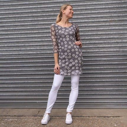 Phase Eight Lace Tunic Longline Tops - Quality Brands Outlet