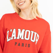 New Look Womens Red Sweatshirt