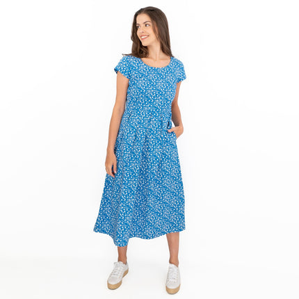 Seasalt Before Now Blue Boat Midi Dress-Quality Brands Outlet-
