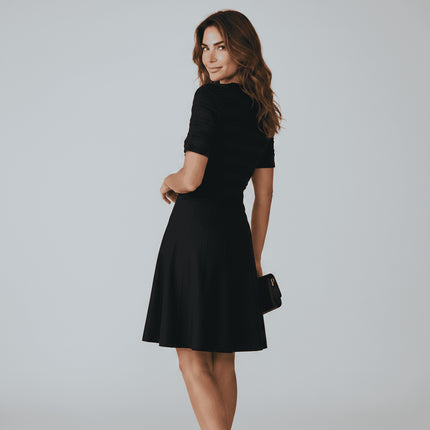 NAF NAF Womens Black Crochet Dress - Quality Brands Outlet