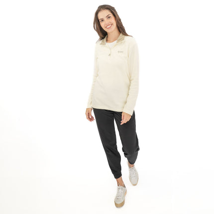 Regatta Cream Sweethart Zip Neck Fleece-Quality Brands Outlet-