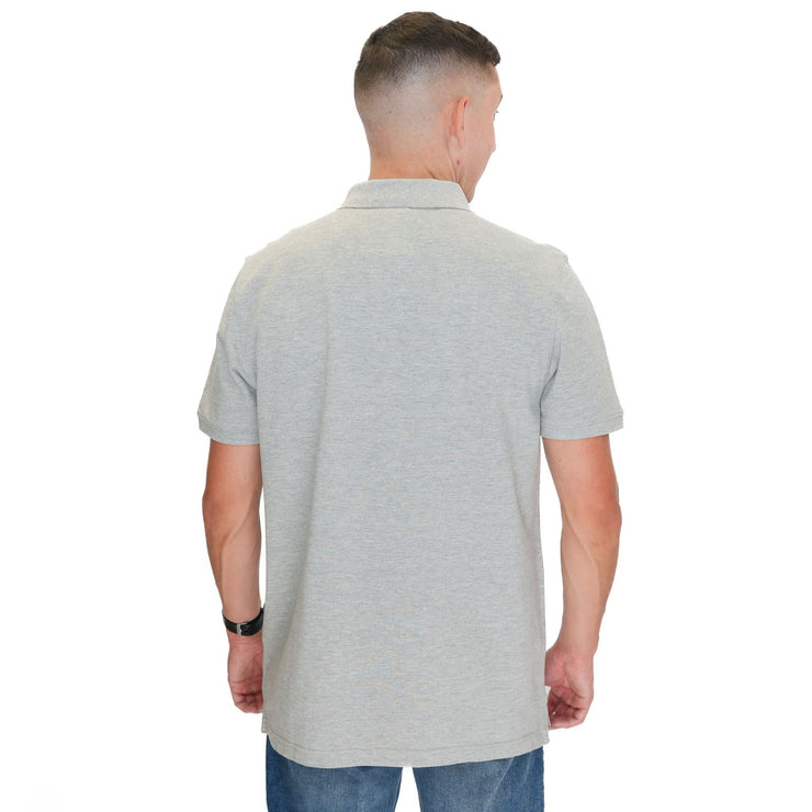 Crew Clothing Polo Shirt Classic Pique Cotton Grey - Quality Brands Outlet
