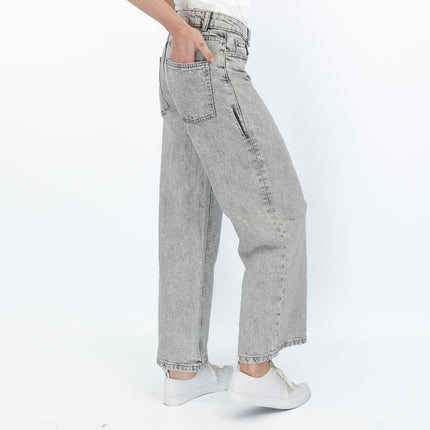 M&S Women's Wide Leg Jeans Grey