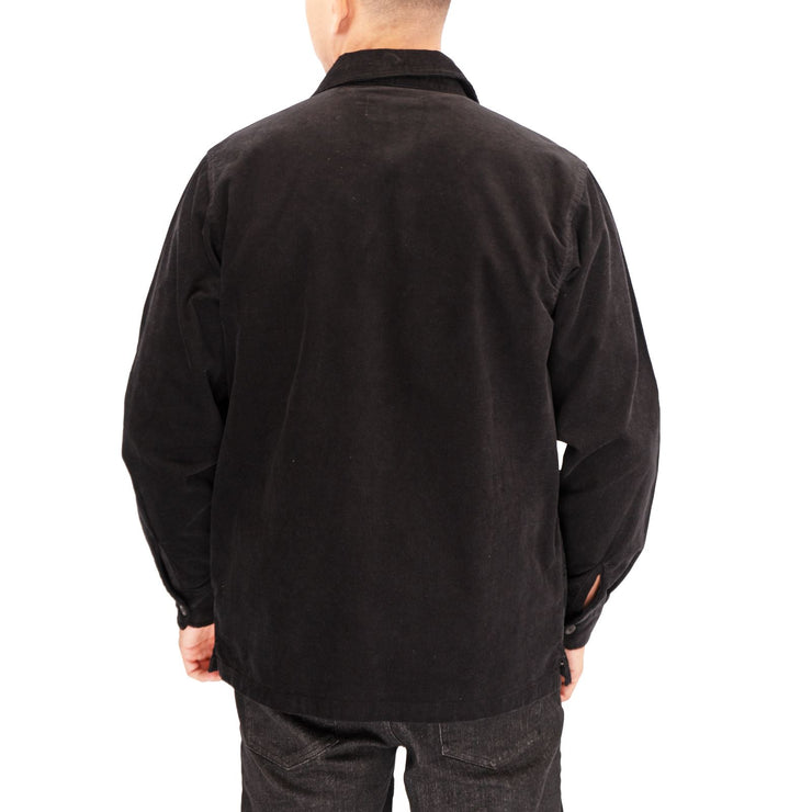 Carhartt WIP Mens Dixon Corduroy Black Shirt Jacket