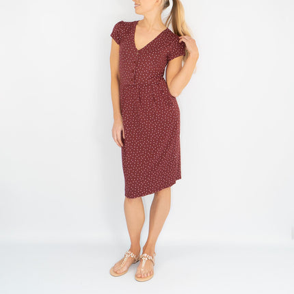 Boden Alberta Jersey Polka Dot Dress-Quality Brands Outlet-