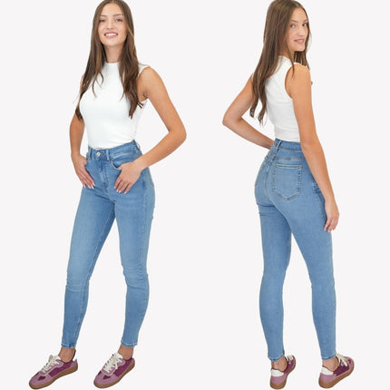 M&S Ivy Skinny Jeans Light Blue Denim-Quality Brands Outlet-