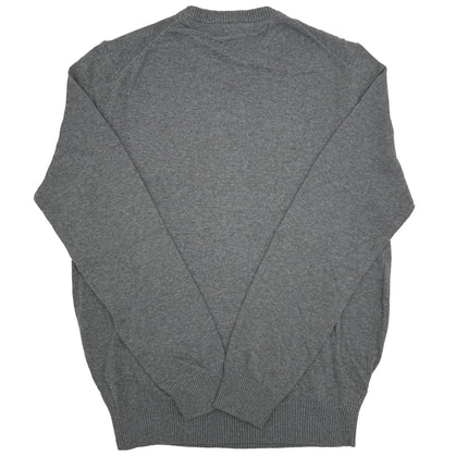 Crew Clothing Mens Knitted Jumper Long Sleeve Grey-Quality Brands Outlet-