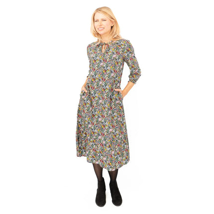 Seasalt Southern Sun Floral Midi Dress-Quality Brands Outlet-