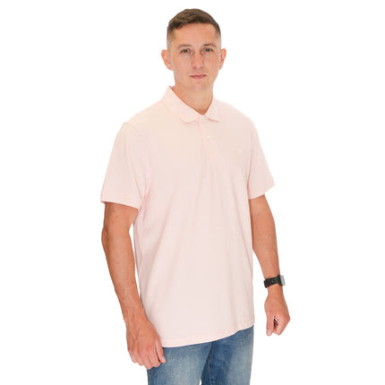 Crew Clothing Polo Shirt Classic Pique Cotton Pink - Quality Brands Outlet