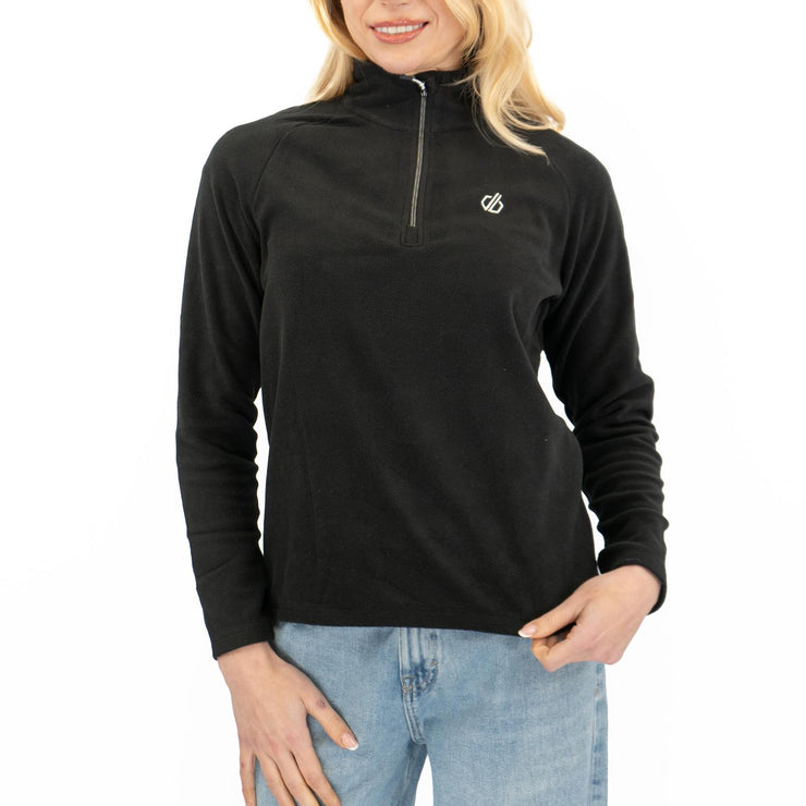 Dare 2B Womens Fleece Jacket Lightweight Freeform Half Zip Black