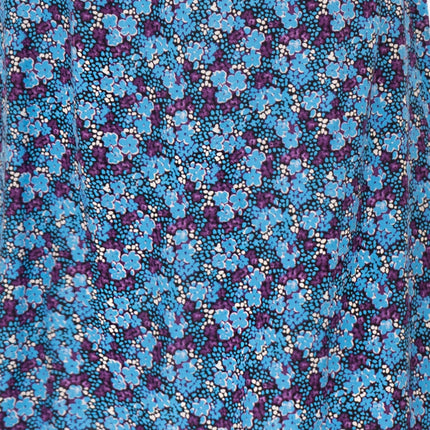 White Stuff Purple Floral Longer Length Midi Skirt - Quality Brands Outlet