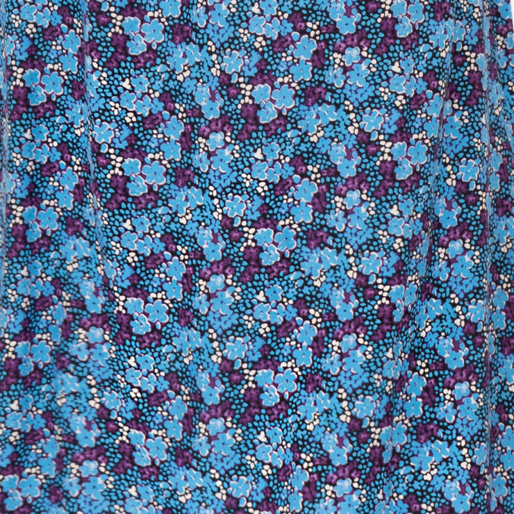 White Stuff Purple Floral Longer Length Midi Skirt - Quality Brands Outlet