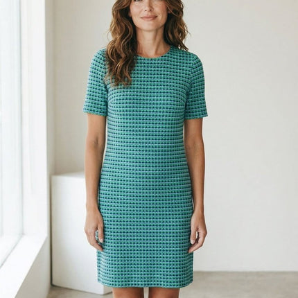 Boden Green Ivy Jacquard Shift Dress - Quality Brands Outlet