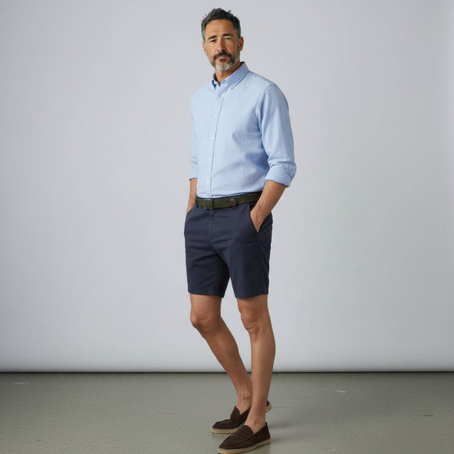 Wicket Chino Shorts Navy - Quality Brands Outlet
