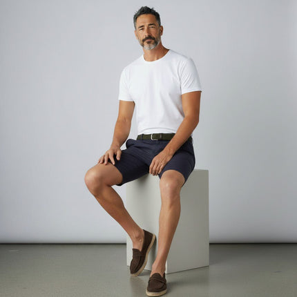 Wicket Chino Shorts Navy-Quality Brands Outlet-