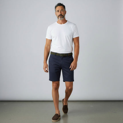 Wicket Chino Shorts Navy-Quality Brands Outlet-