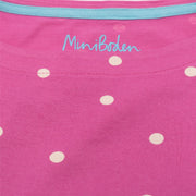 Mini Boden Girls Pink Spotty Fish Tunic Short Sleeve Longline Tops - Quality Brands Outlet