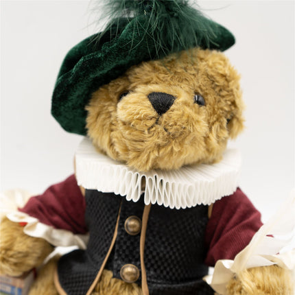 The Great British Teddy Bear Company Shakespeare Soft Plush Toy Collectable - Quality Brands Outlet