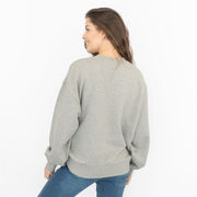 Carhartt Women Sweatshirts Grey Casual Comfort Relaxed Fit Long Sleeve Tops - Quality Brands Outlet - Black Friday Sale