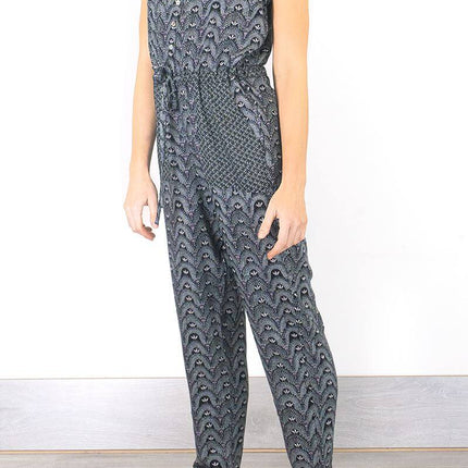 White Stuff Darcy Sleeveless Slim Leg Lightweight Cotton Jumpsuit-Quality Brands Outlet-