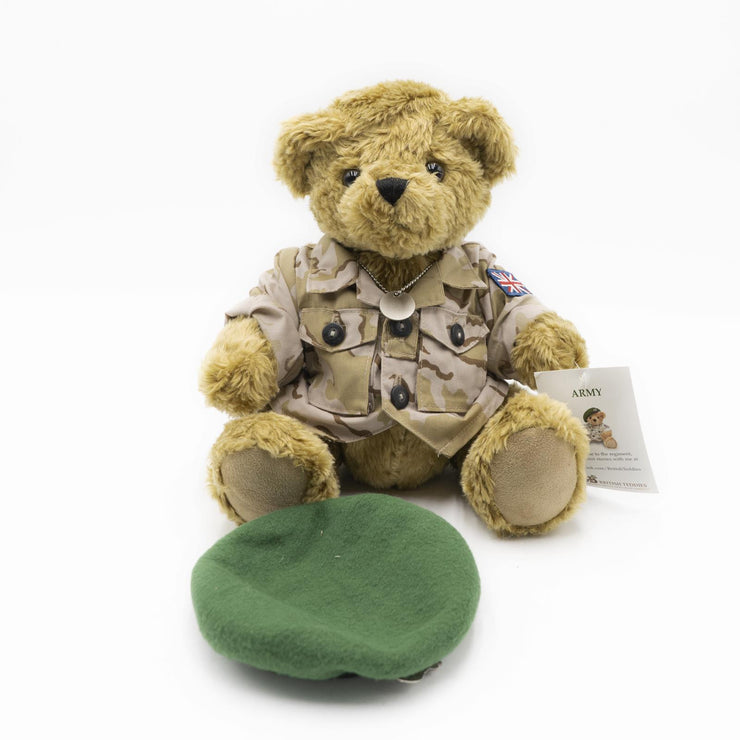 The Great British Teddy Bear Company Army Military Collectable Soft Toy Gift - Quality Brands Outlet
