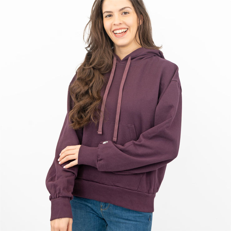 Carhartt Womens Hoodie Purple Casual Comfort Relaxed Fit Cotton Hooded Sweat Tops - Quality Brands Outlet - Black Friday Sale